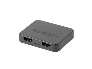 Lanberg Splitter Video HDMI->2x HDMI 4K + USB-C порт, черен