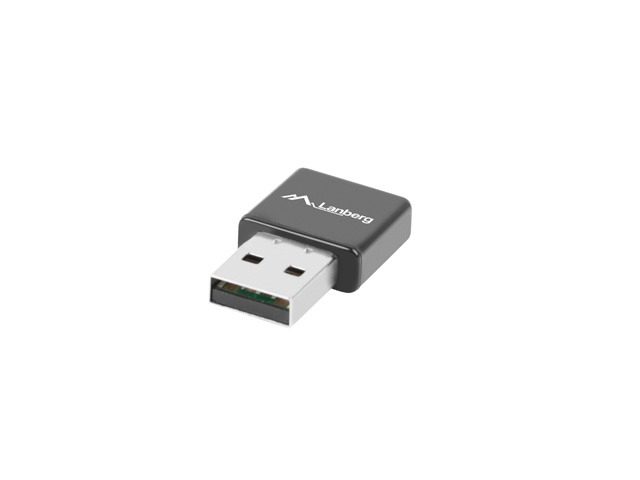 LANBERG безжична мрежова карта USB NC-0300-WI N300 2x вътрешна антена