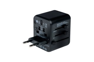 Verbatim UTA-02 Универсален пътен адаптер с 1 x USB-C PD 20W / 1 x USB-A QC 3.0