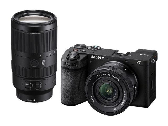 Фотоапарат Sony A6700, с обективи SEL 16-50 mm f/3.5-5.6 PZ и SEL 70-350 mm