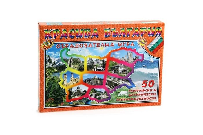 Картонена игра Детски свят Красива България !!!
