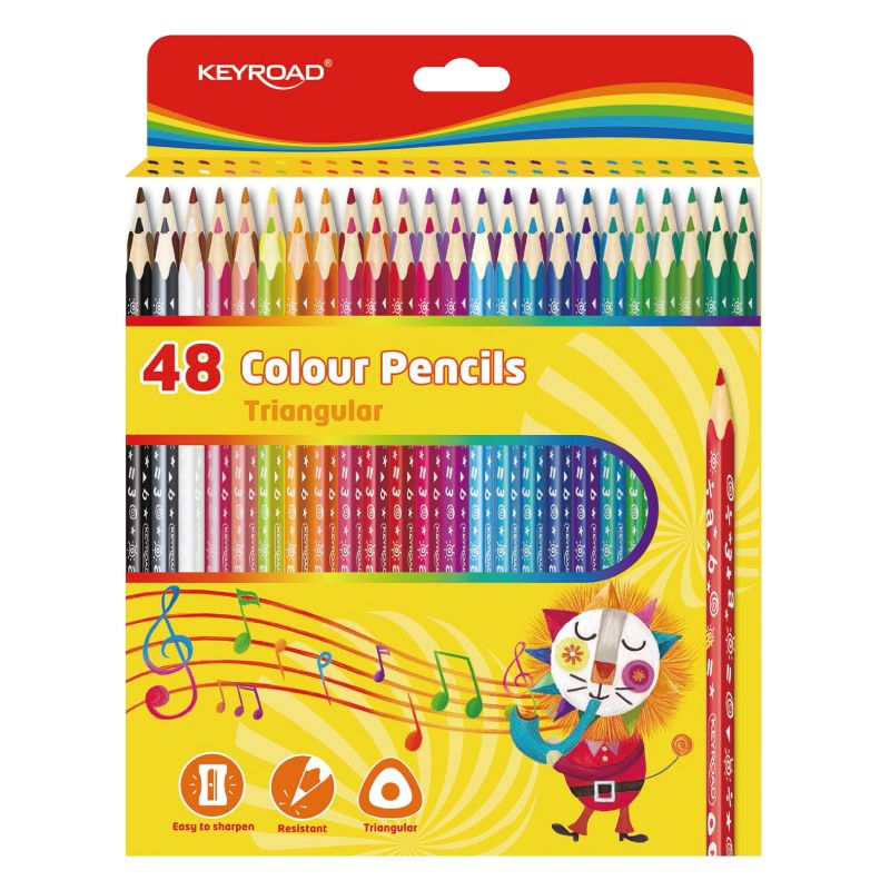 Цветни моливи КЕЙРОУД KR972504 48 цвята