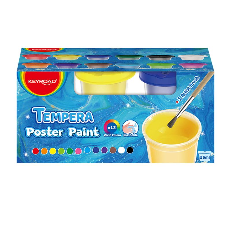 Темперни бои КЕЙРОУД KR972898 12*25мл КЛАСИК
