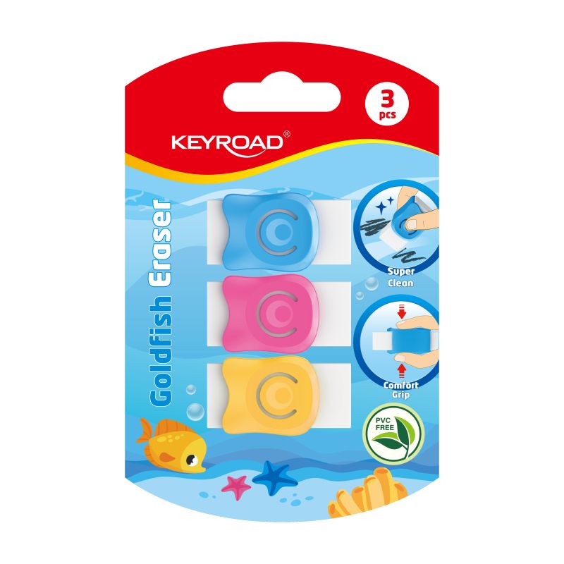 Гума КЕЙРОУД GOLDFISH KR973124 3броя бл.