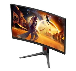 AOC CQ27G4Z2, 27" Curved 1500R, Fast VA, WLED, 2560x1440@260Hz (OC, Native 240Hz), 1ms GtG, 0.5ms MPRT, 400cd/m2, 3000:1, 80M:1 DCR, Adaptive Sync, FlickerFree, Anti-Blue Light, Tilt, Height Adjust, Swivel, 2xHDMI, DP