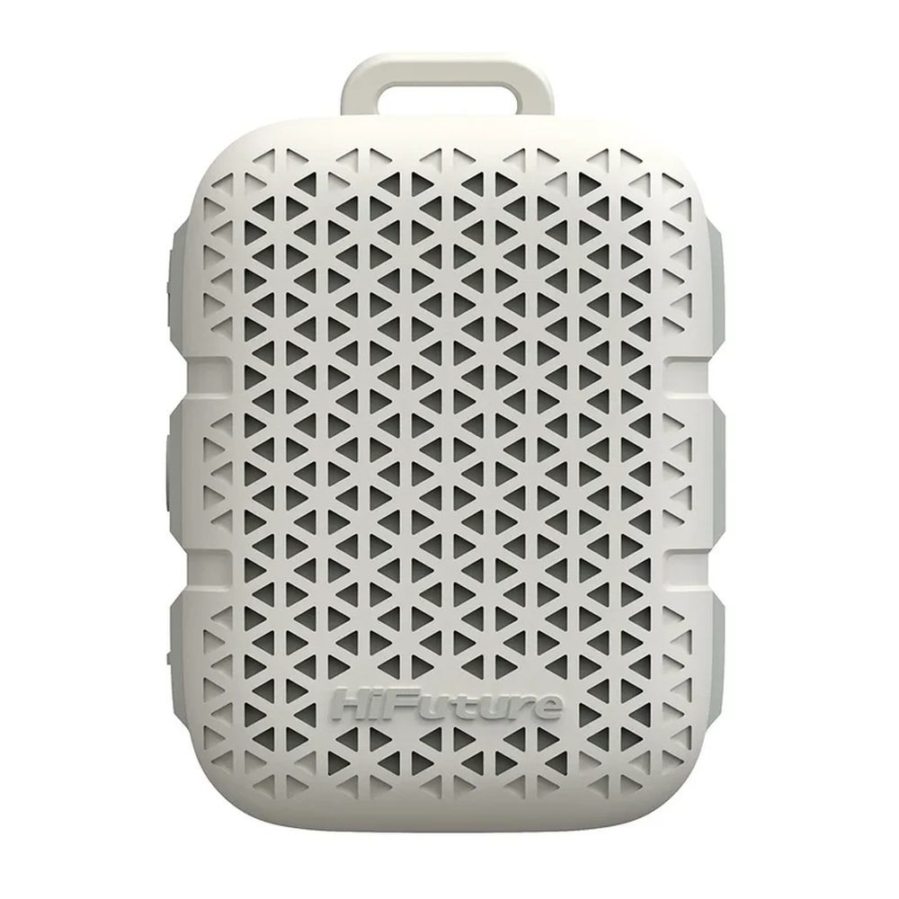 HiFuture Pocket S Beige, Bluetooth 5.4, IPX7 Waterproof, 5W Output, Pair to Play (TWS Mode), Up to 8 Hours Playtime, Support Clip for Wear, Support Magnetic