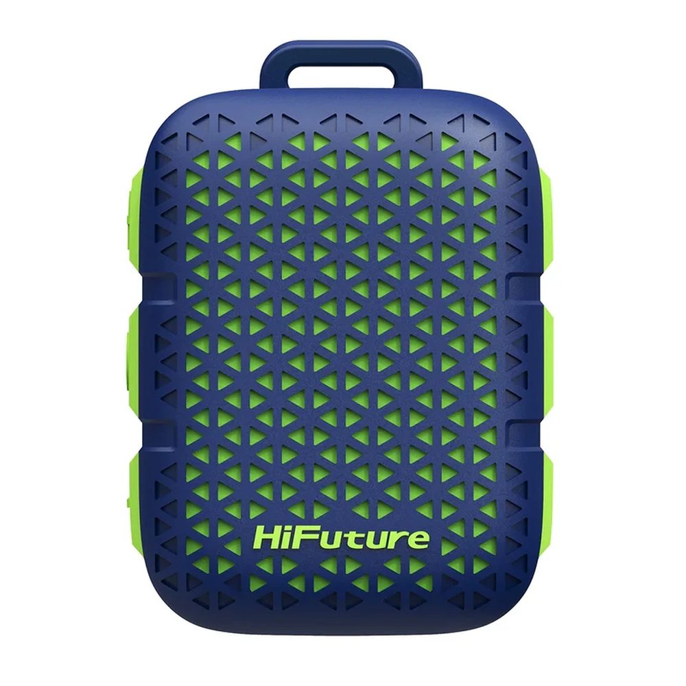 HiFuture Pocket S Blue, Bluetooth 5.4, IPX7 Waterproof, 5W Output, Pair to Play (TWS Mode), Up to 8 Hours Playtime, Support Clip for Wear, Support Magnetic