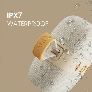 HiFuture LINO S Latte, Bluetooth 5.4, IPX7 водоустойчив, 12W изход, Pair to Play (TWS режим), до 10 часа възпроизвеждане, поддръжка на Auracast (до 100 броя сдвояване), вграден мощен DSP с DynaBoost технология