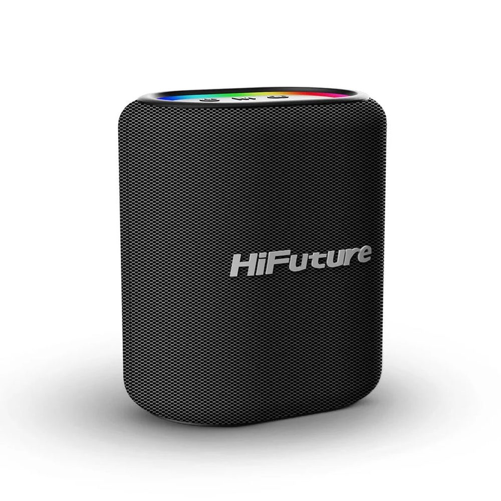 HiFuture Vocalist100 Black, 20W Output, Karaoke Enable, Two Wireless Microphone, 4000mAh Battery (Support Power Bank), RGB Lighting, Pair to Play (TWS Mode), Bluetooth 5.3