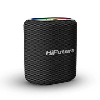 HiFuture Vocalist100 Black, 20W Output, Karaoke Enable, Two Wireless Microphone, 4000mAh Battery (Support Power Bank), RGB Lighting, Pair to Play (TWS Mode), Bluetooth 5.3