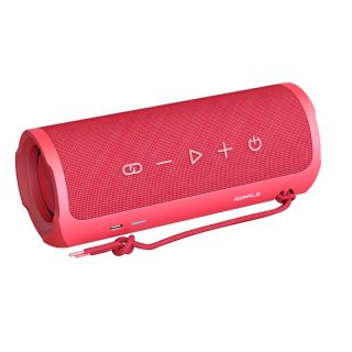 HiFuture Ripple Red, 2-Way Speaker System, 20W*1+10W*1, IPX7 Waterproof, Up to 12 Hours Playtime, Bluetooth 5.3, Pair to Play (TWS Mode)