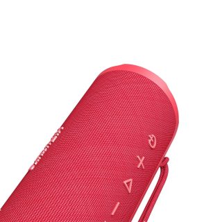 HiFuture Ripple Red, 2-Way Speaker System, 20W*1+10W*1, IPX7 Waterproof, Up to 12 Hours Playtime, Bluetooth 5.3, Pair to Play (TWS Mode)