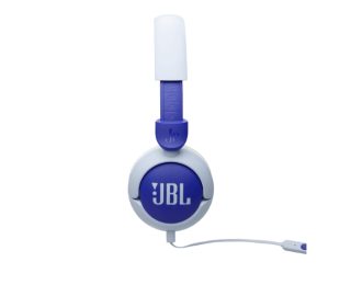 JBL JR320 слушалки с кабел и поставяне върху ушите за деца, Син