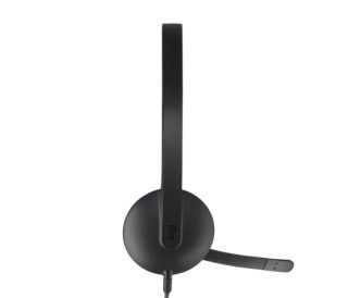 Logitech H340 USB слушалки за компютър, черни