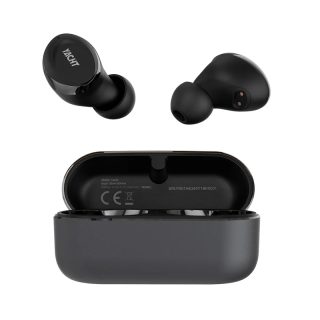 HiFuture Yacht Black, High-end Metal TWS Earbuds, 5+15hours Play time, Premium Metallic Charge Case, DynaBoost Bass Technology Inside, Bluetooth 5.3, IPX, Comfort Fit