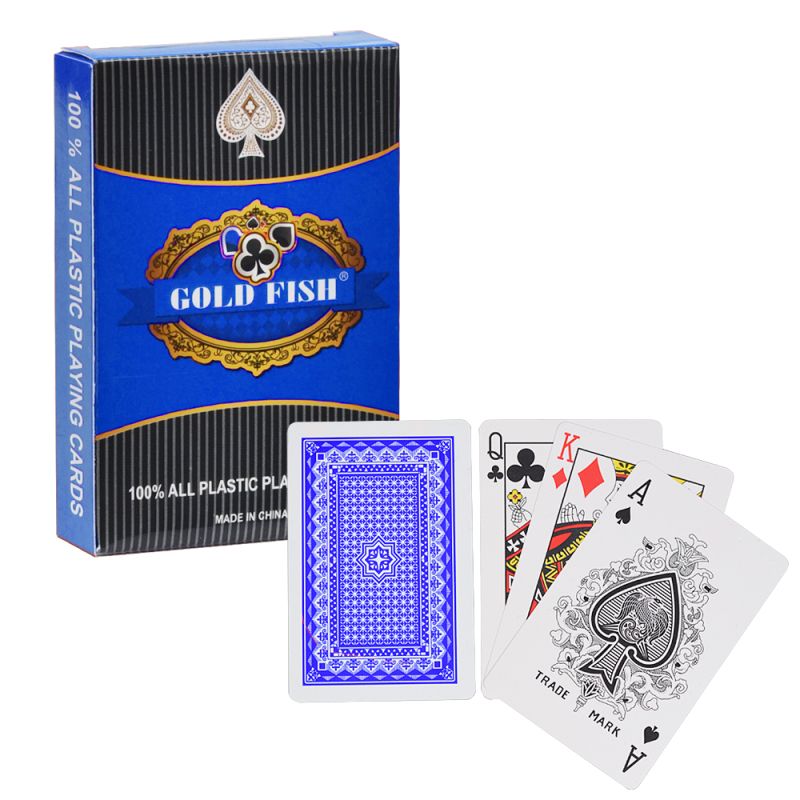 Карти за игра 52бр. 100% ПЛАСТИК GOLD FISH