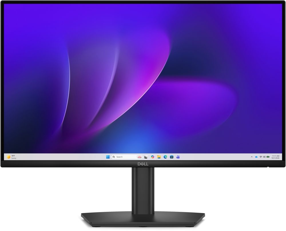Dell E2226H 21.5" LED Anti-Glare IPS монитор, Full HD 1920x1080, 100 Hz, VGA, HDMI, DisplayPort, черен
