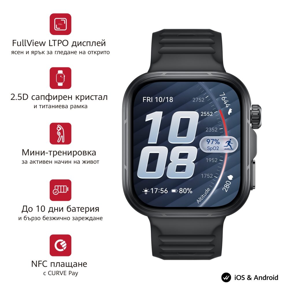 Huawei Watch Fit 5 Pro Niki-B29F Black