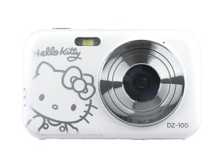 Компактен фотоапарат Yashica Hello Kitty DZ-100, Бял