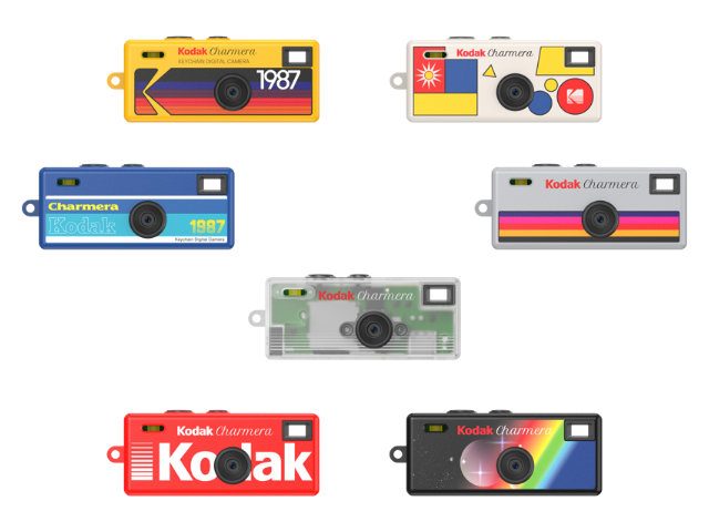 Миниатюрна дигитална камера за ключодържател Kodak Charmera Keychain, дизайн на случаен принцип