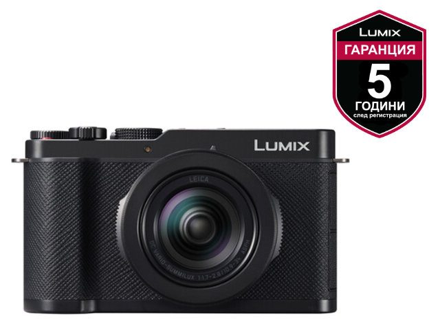 Компактен фотоапарат Panasonic Lumix L10, черен