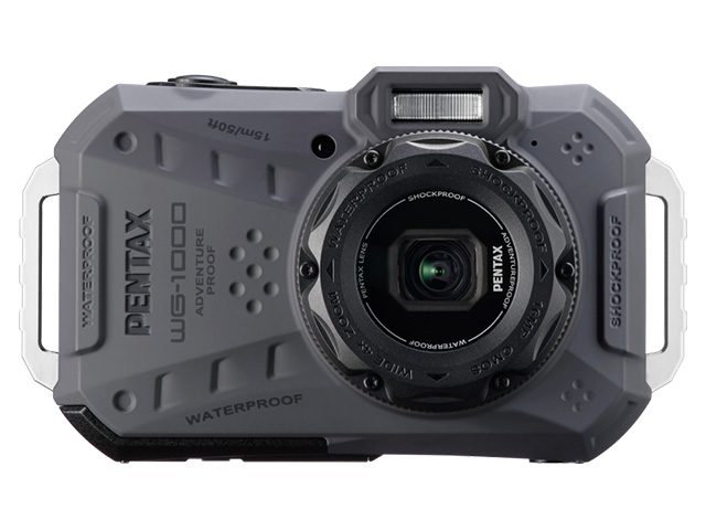 Компактен водоустойчив фотоапарат Pentax WG-1000, сив