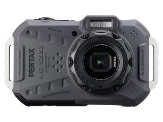 Компактен водоустойчив фотоапарат Pentax WG-1000, сив