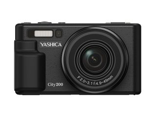 Компактен фотоапарат Yashica City 200, Черен