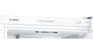 Хладилник Bosch KGV362WEAS, SER4, FS Fridge-freezer LowFrost, E, 186/60/65cm, 308l(214+94), 39dB(C), VitaFresh, fan, white