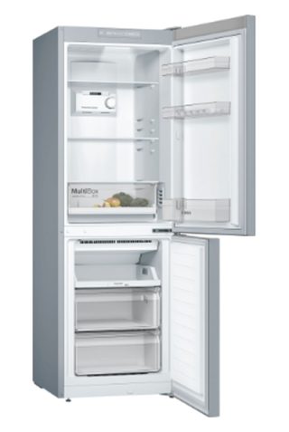 Bosch KGN33NLEB SER2; Comfort; Свободностоящ хладилник с фризер NoFrost, E, 176/60/66cm, 279л (192+87), 42dB, MultiBox, Inox-look, HolidayMode