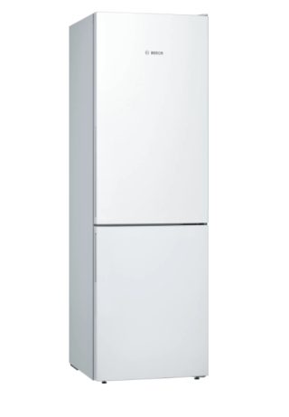 Хладилник с фризер Bosch KGE36AWCA SER6 FS Fridge-freezer LowFrost, C, 186/60/65cm, 302л(214+88), 38dB, VitaFresh 22л, поставка за бутилки, вентилатор, бял