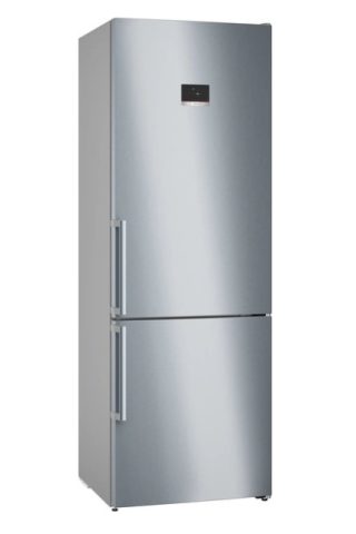 Bosch KGN49AIBT SER6 самостоятелен хладилник с фризер NoFrost, енергиен клас B, 203/70/67 см, 440 л (311+129), 35 dB, Inox EasyClean
