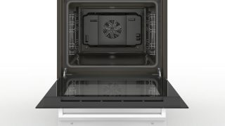 Bosch HKA090220 SER2 Свободностояща електрическа печка, A, 66 л, 3D горещ въздух, Бял
