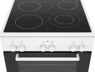 Bosch HKA090220 SER2 Свободностояща електрическа печка, A, 66 л, 3D горещ въздух, Бял