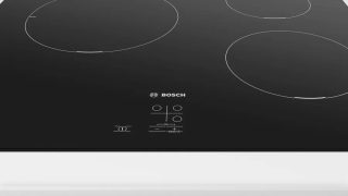 Bosch PUC611AA5E индукционен котлон, 60 см, 3 зони, повърхностен монтаж без рамка, черен
