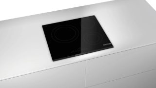 Bosch PKK631FP8E, SER6, 6 Electric hob 60 cm, 3 zones, 2 extensions, surface mount without frame, Black
