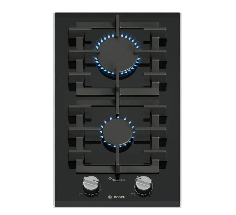 Bosch PRB3A6I40 Газов плот, 2 зони, 9 нива на мощност, FlameSelect, 4,75 kW, 30 см