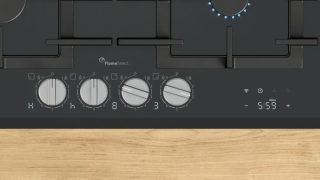 Bosch PRP6A6H40 Газов плот, SER8, 4 зони, 9 нива на мощност, FlameSelect, Smart Hood Automatic, Touch control, Easy cleaning, черен, 60 cm