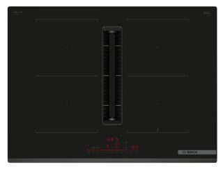 Bosch PVQ731H26E SER6 Индукционен плот с вградена вентилационна система 70cm, 2 Combi зони + аспиратор, B, макс. 622 m3/h, 69 dB, HC, Черен