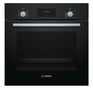 Bosch HBF153BB0 Вградена фурна, SER2, 3D HotAir, EcoClean Direct, 66 л, LED дисплей с потъващи бутони, енергиен клас A, черен