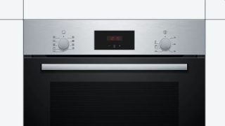 Вградена фурна Bosch HBF134ES1, SER2, 3D HotAir, EcoClean Direct, 66 l, Inox