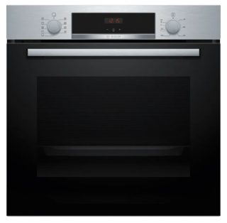Вградена фурна Bosch HBA534ES3, 60 x 60 cm, 71 l, енергиен клас A+, 3D горещ въздух, EcoClean, неръждаема стомана
