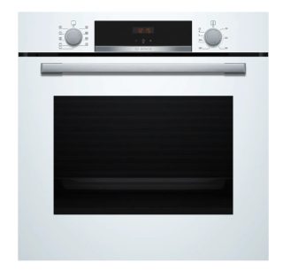 Bosch HBA534BW3 SER4 Вградена фурна, A+, ecoClean back+Hydro, 7 режима на нагряване, 1 ниво релса, Бял