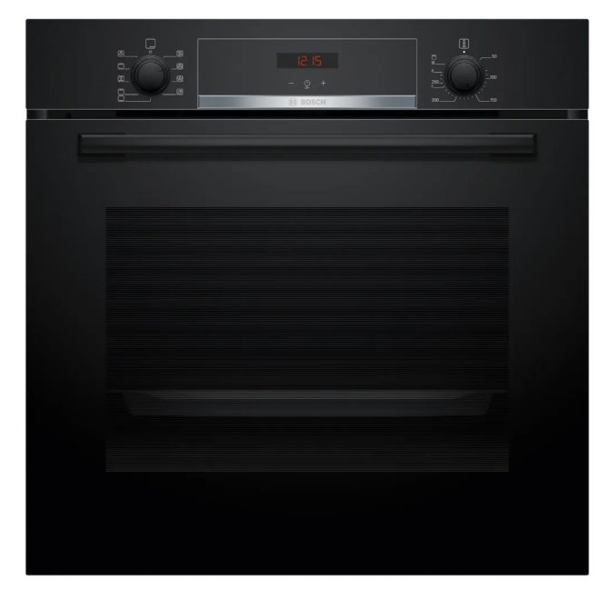 Bosch HBA534EB3 SER4 Вградена фурна, A+, ecoClean back+Hydro, 7 режима на нагряване, водачи на 1 ниво, черна