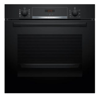 Bosch HQA534EB3 Серия 4 вградена фурна, енергиен клас A+, addSteam, ecoClean back+Hydro, 8 режима на нагряване, 1 ниво водачи, черна