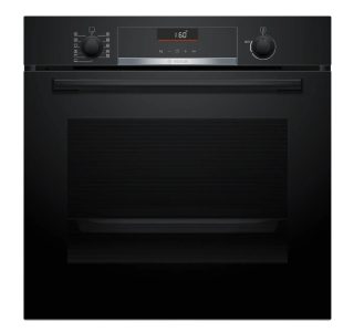 BOSCH фурна HBG536EB4, SER6, A+, ecoClean back+Hydro, 8 heat methods, AutoPilot 10, 1 ниво релса, SoftClose&SoftOpen, Air Fry поднос, черен