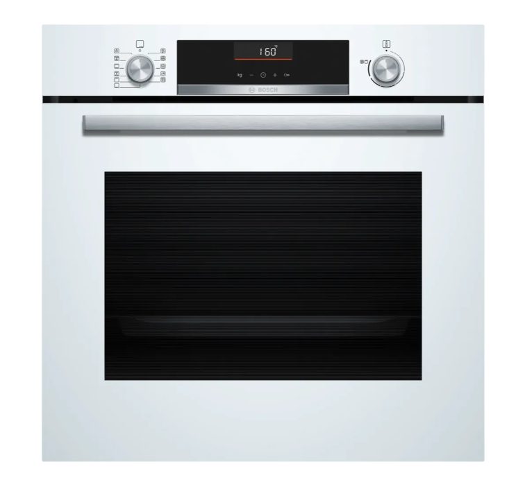 Вградена фурна Bosch HBG536EW4, серия 6, енергиен клас A+, бяла