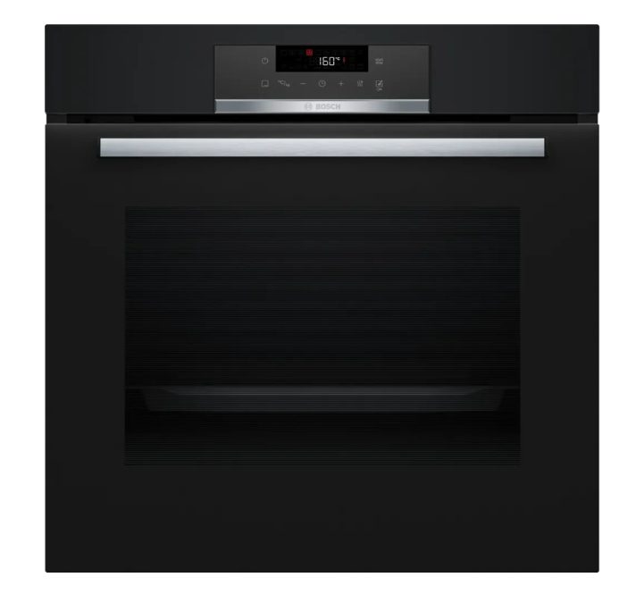 Bosch HBA171BB3 SER2 фурна A+ с пиролитично и хидролитично почистване, 5 метода на нагряване, AutoPilot 10, пълен сензорен контрол, черен