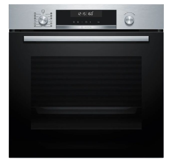 Bosch HBG578ES3 SER6 фурна, A+, Pyro+Hydro, 10 HM, AutoPilot 30, 1 ниво водачи, SoftClose&SoftOpen, тава Air Fry, инокс