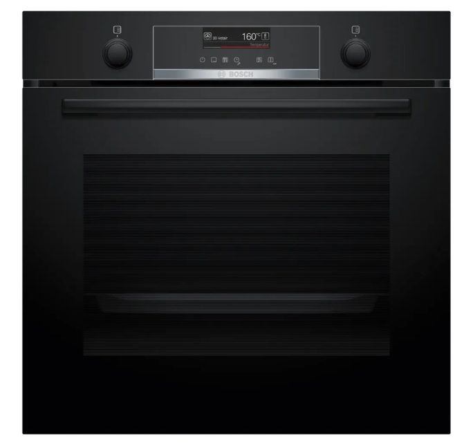 Bosch HBG539EB3 SER6 вградена фурна, A+, ecoClean back+Hydro, 14 HM, AutoPilot 40, 1 ниво водачи, TFT дисплей, SoftClose&SoftOpen, тава AirFry, черна